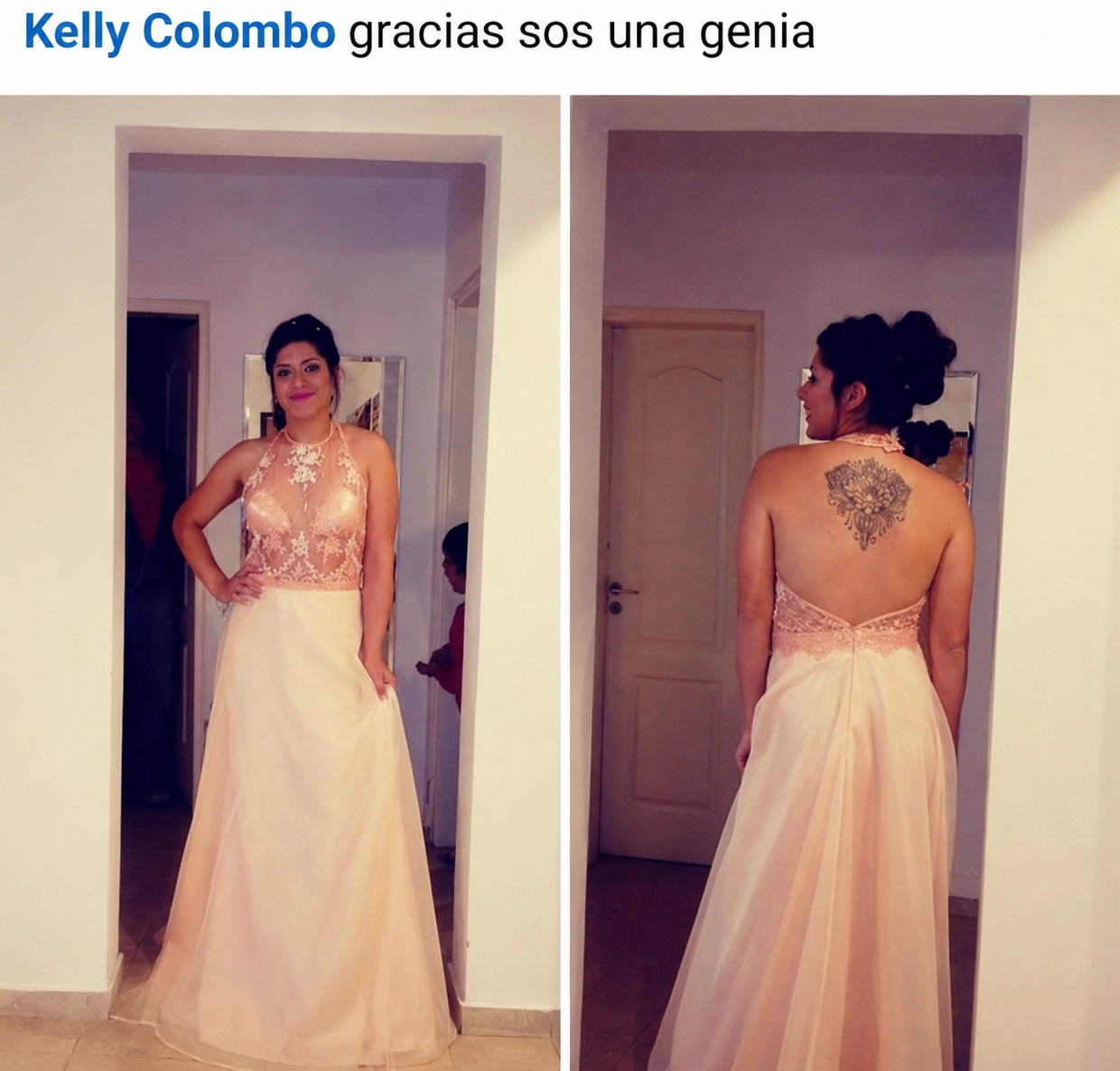 Mensaje de agradecimiento de una clienta de Kelly Colombo, imagen 4